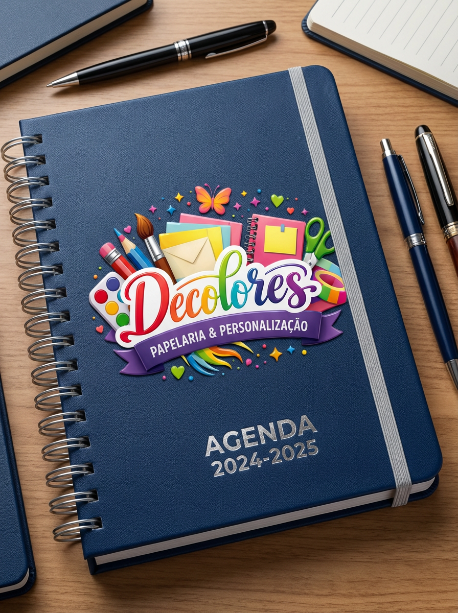Agendas e papelaria