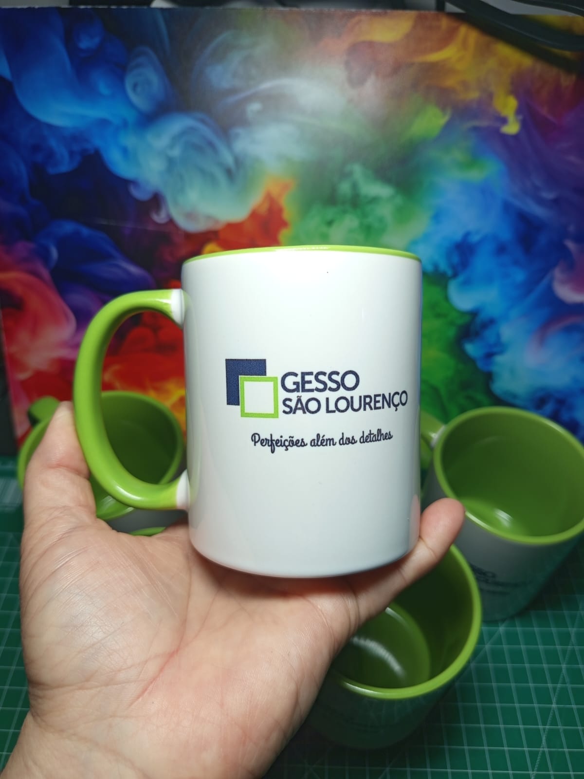 Caneca corporativa — Gesso São Lourenço
